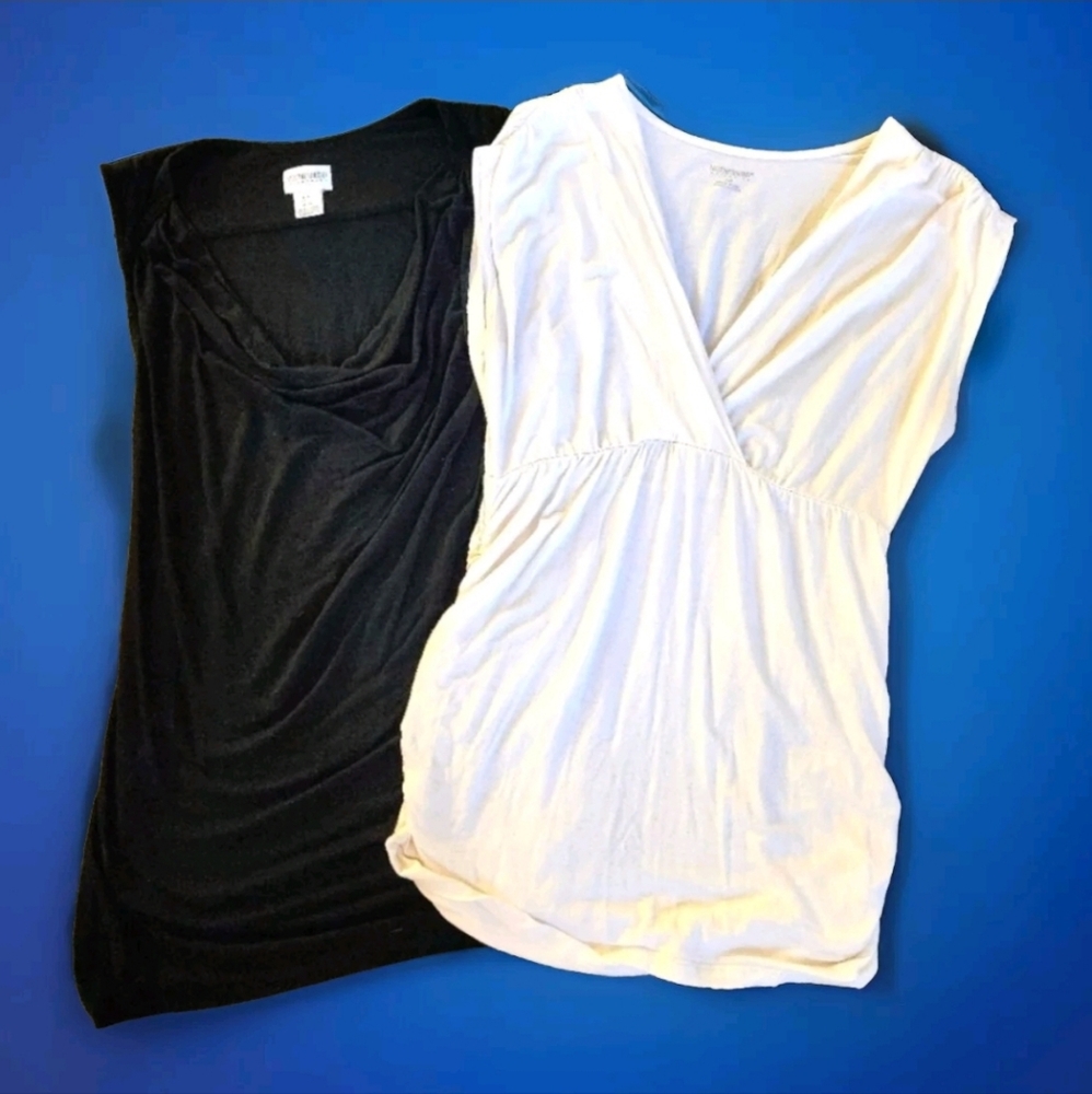 Motherhood Maternity tank top bundle Size S